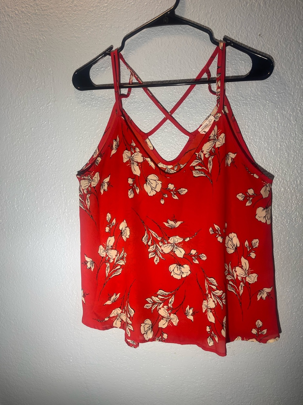 Sienna Sky Red Floral Tank